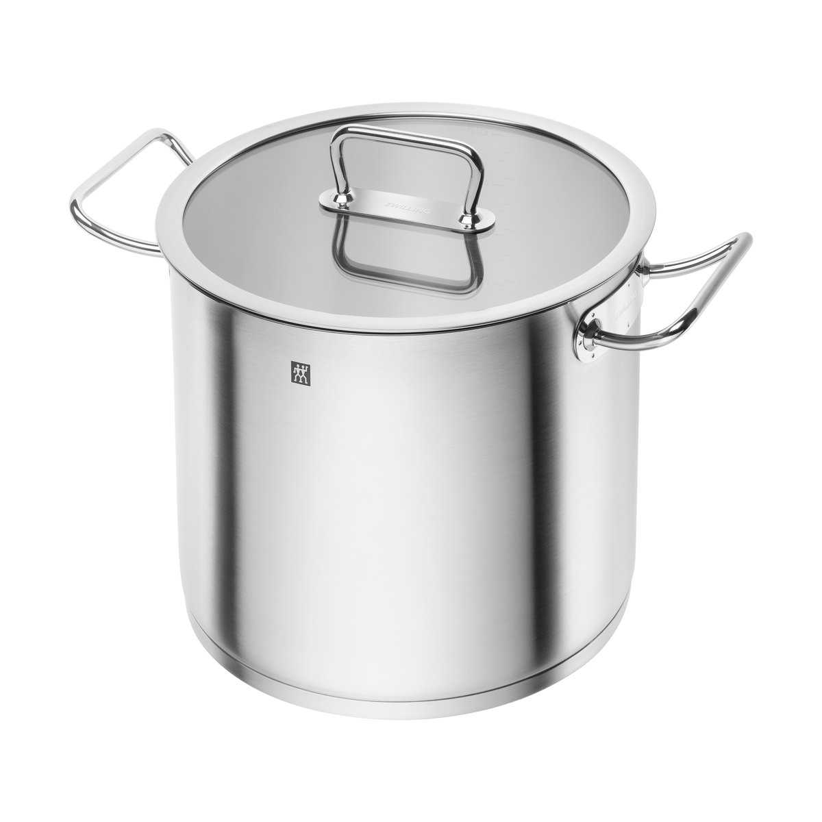 Zwilling Pro high-sided pot with glass lid 13.3 L | Scandinavian Design | Cooking pots & Casserole dishes | Silver-coloured