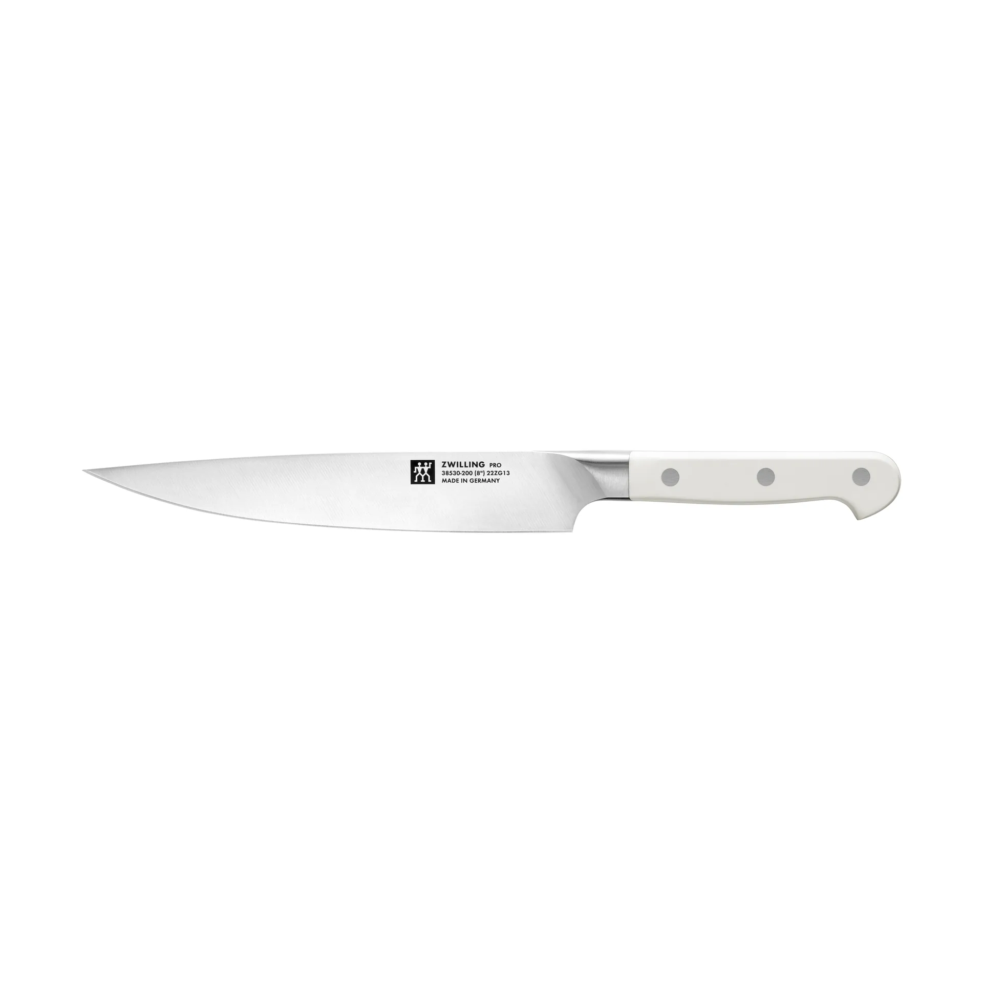 Zwilling Pro Le Blanc carving/meat knife 20 cm, White-stainless steel Zwilling