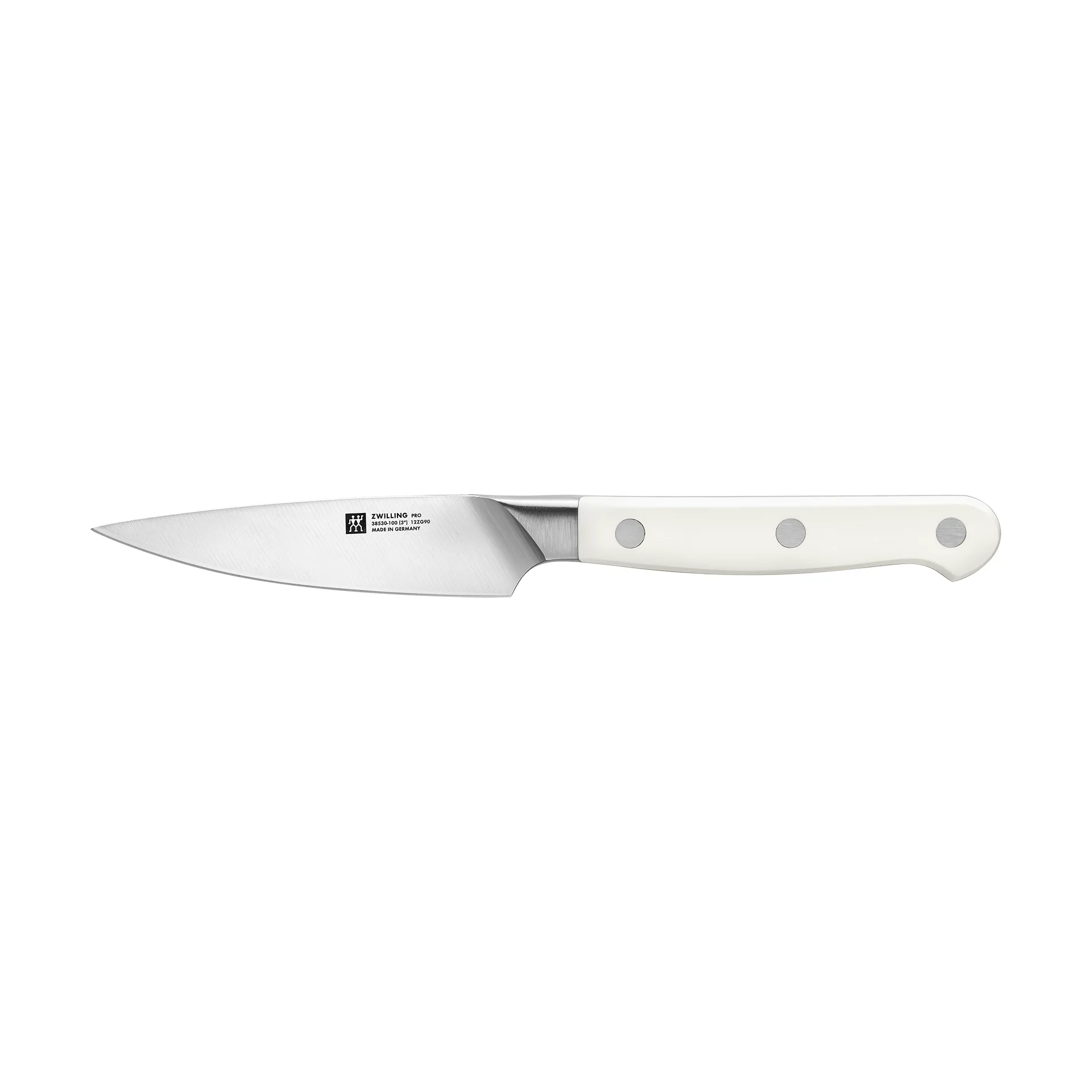 Zwilling Pro le Blanc paring knife 10 cm, White-stainless steel Zwilling