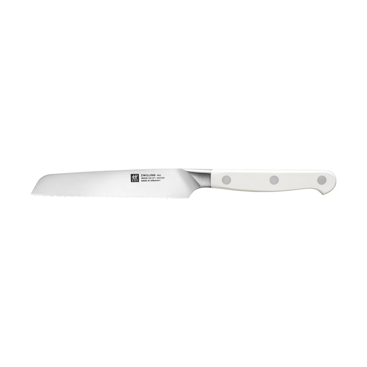 Zwilling Pro Le Blanc serrated all-purpose knife 13 cm White-stainless steel