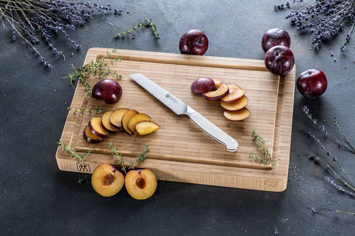 Zwilling Pro Le Blanc serrated all-purpose knife 13 cm, White-stainless steel Zwilling