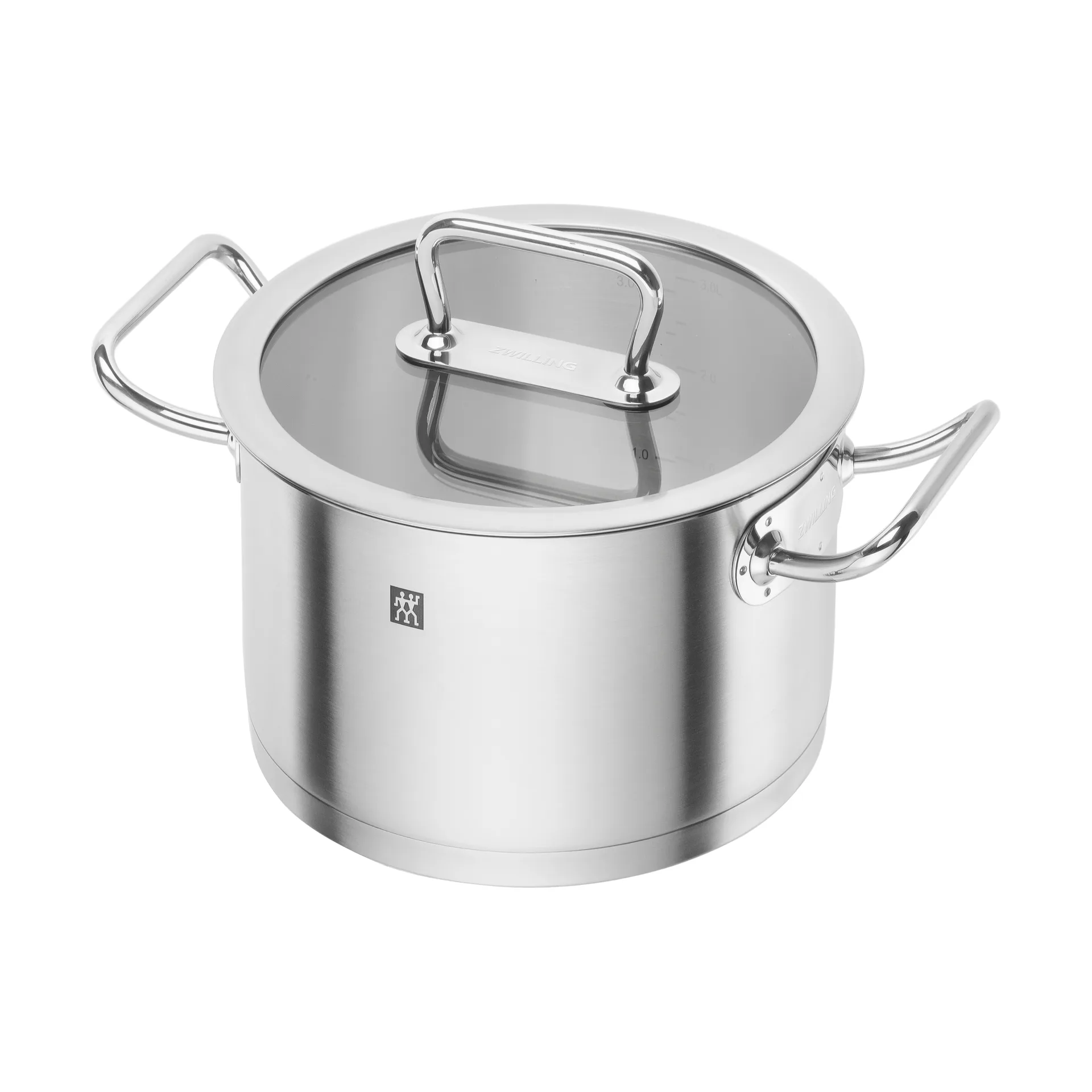 Zwilling Pro pot high with glass lid stainless steel, 3.5 L Zwilling