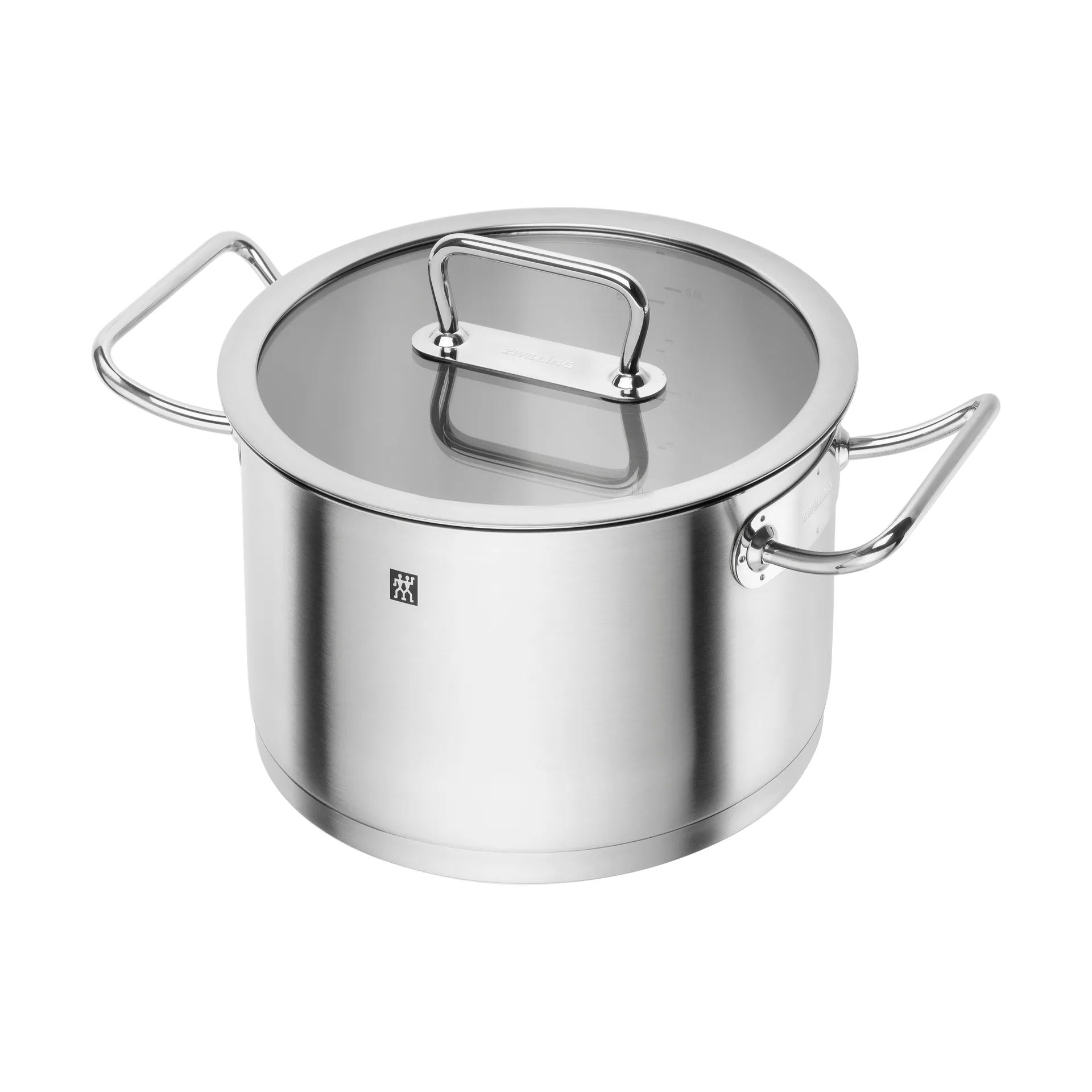 Zwilling Pro pot high with glass lid stainless steel, 6.2 L Zwilling