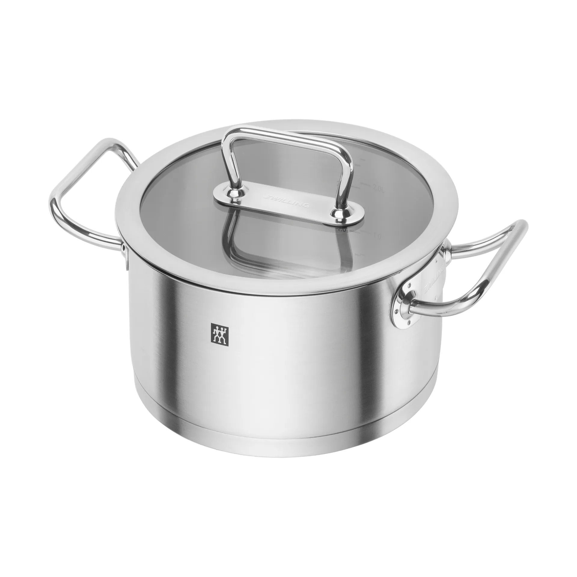 Zwilling pro pot with glass lid stainless steel, 3.1 L Zwilling