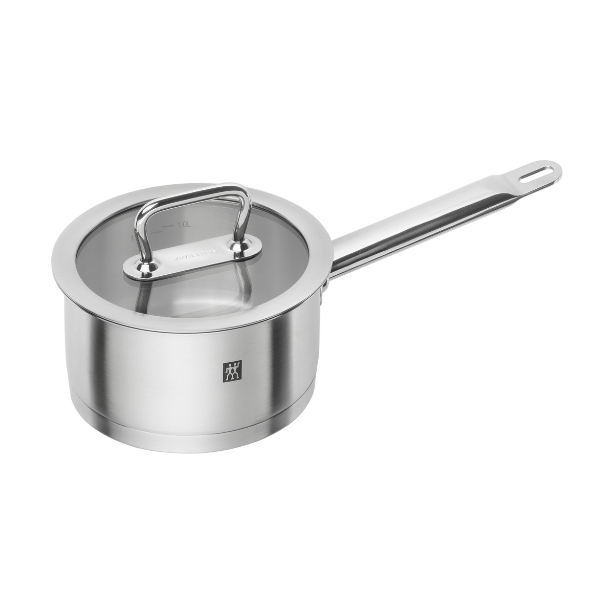 Zwilling Pro saucepan with glass lid stainless steel 1.5 L