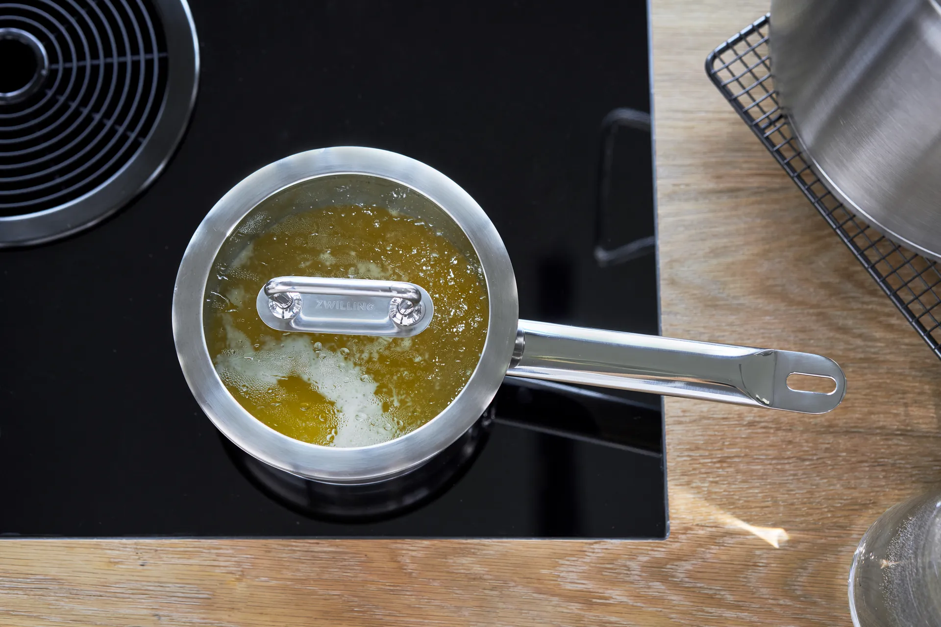 Zwilling Pro saucepan with glass lid stainless steel, 3.1 L Zwilling