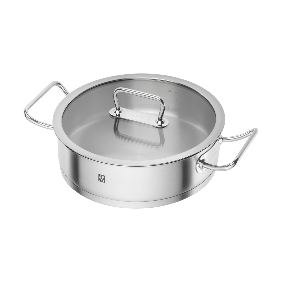 Zwilling Pro serving pan stainless steel 4.25 L | Scandinavian Design | Saucier & sauté pans | Silver-coloured