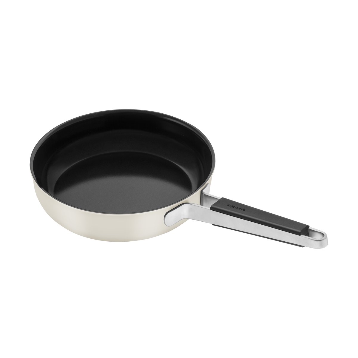 Zwilling Pure frying pan o24 cm Ivory | Scandinavian Design | Frying pans & skillets | White