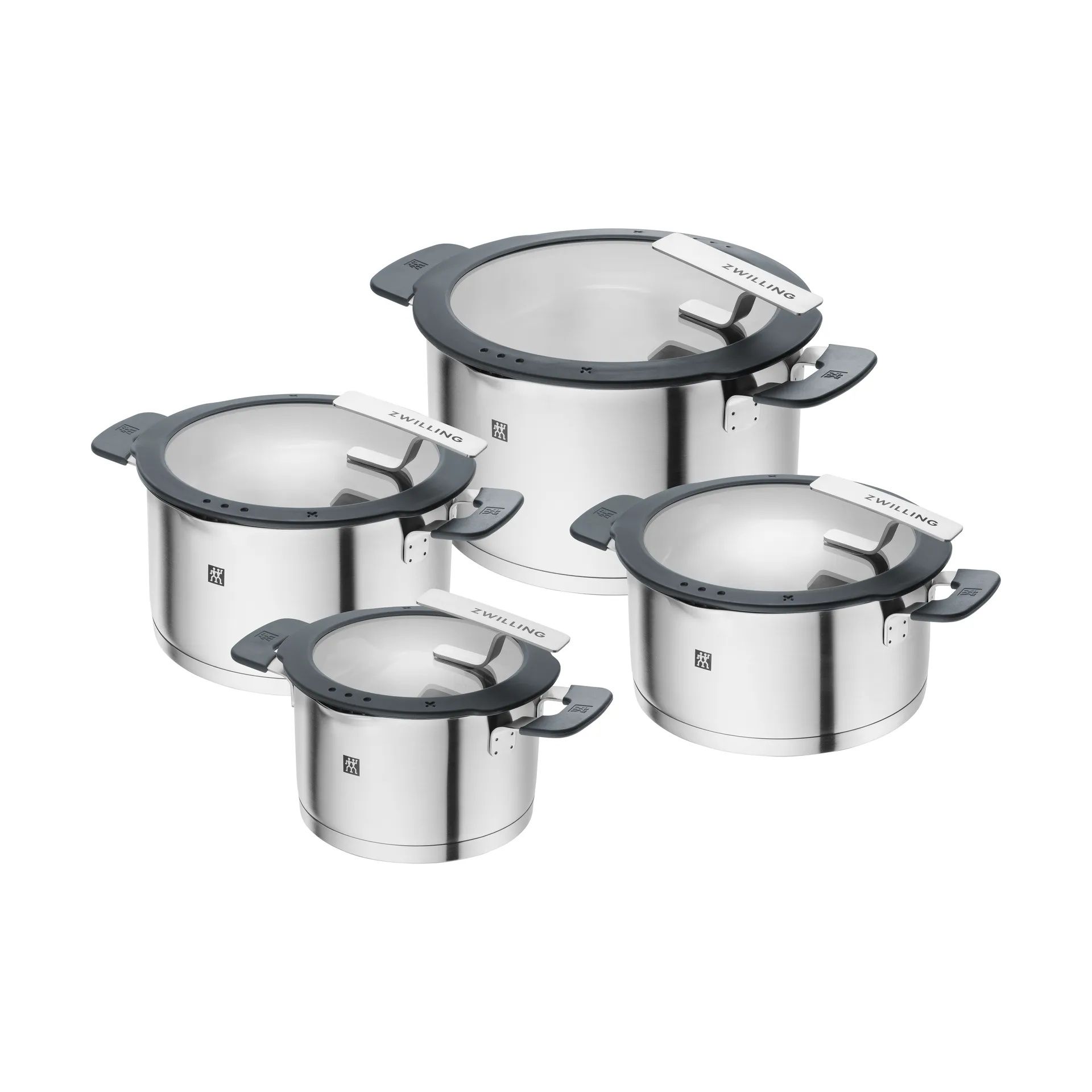 Zwilling Simplify pot/pan set 8 pieces, Stainless steel Zwilling