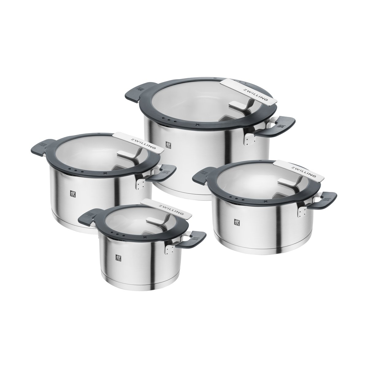 Zwilling Zwilling Simplify pot/pan set 8 pieces Stainless steel