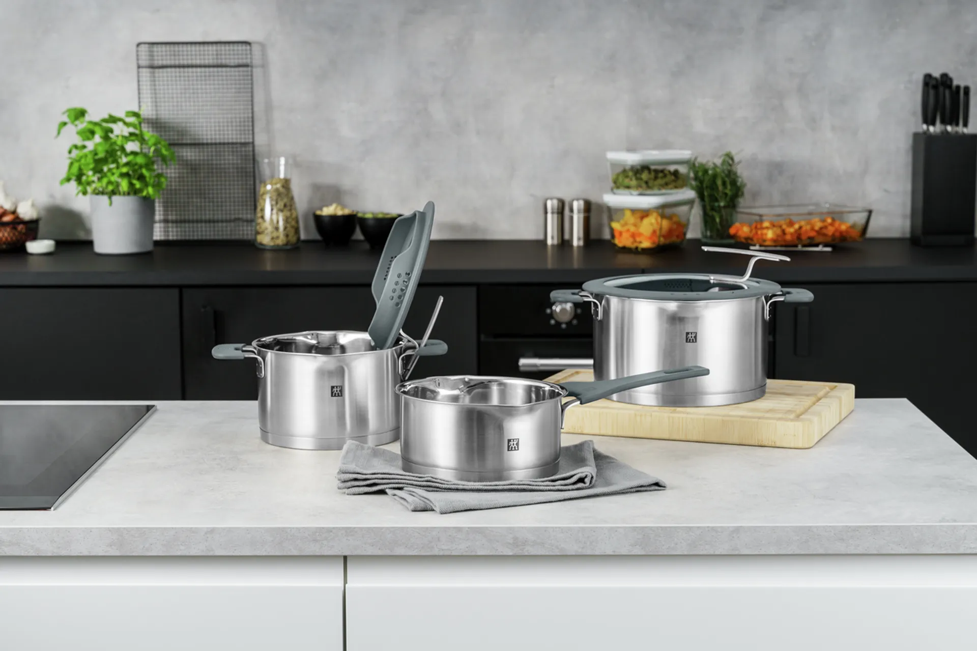 Zwilling Simplify saucepan set 5 pieces, Silver Zwilling