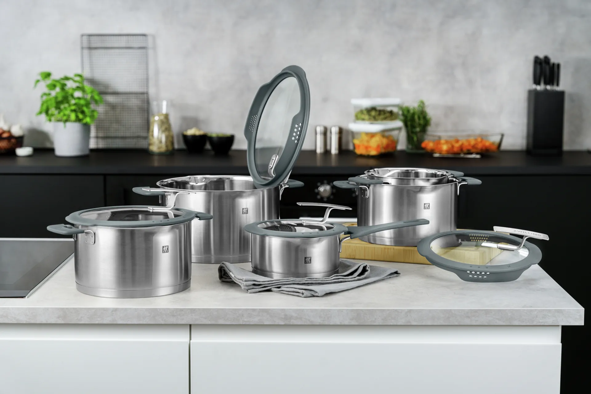 Zwilling Simplify saucepan set 5 pieces, Silver Zwilling