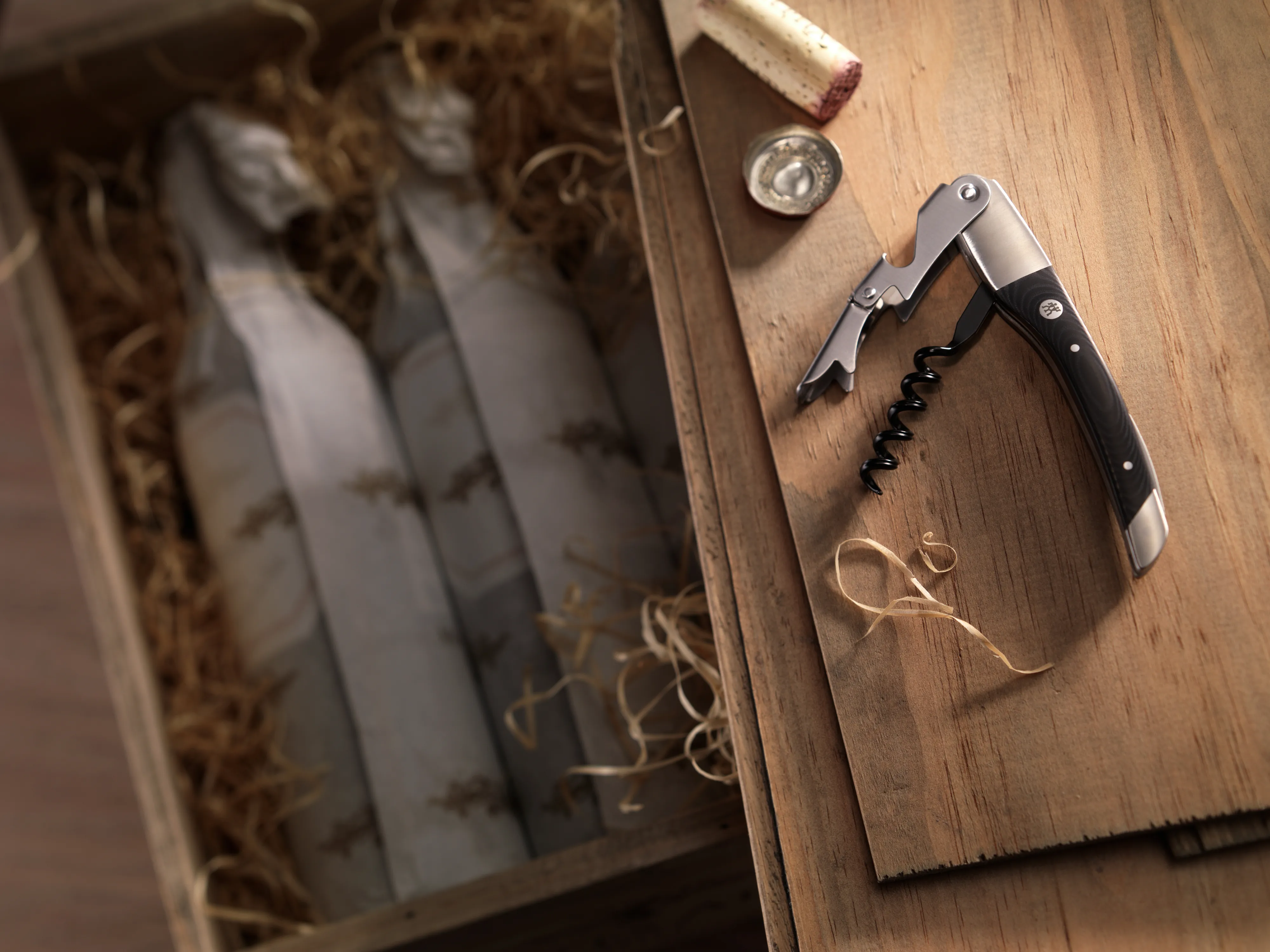 ZWILLING Henckels Waiter's Corkscrew - Classic Micarta Handle Wine Opener
