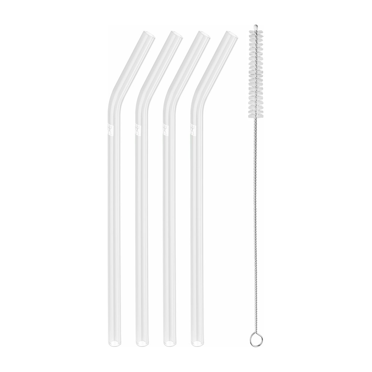 Zwilling Sorrento straws with bend 4-pack Clear | Scandinavian Design | Wine & barware | Transparent