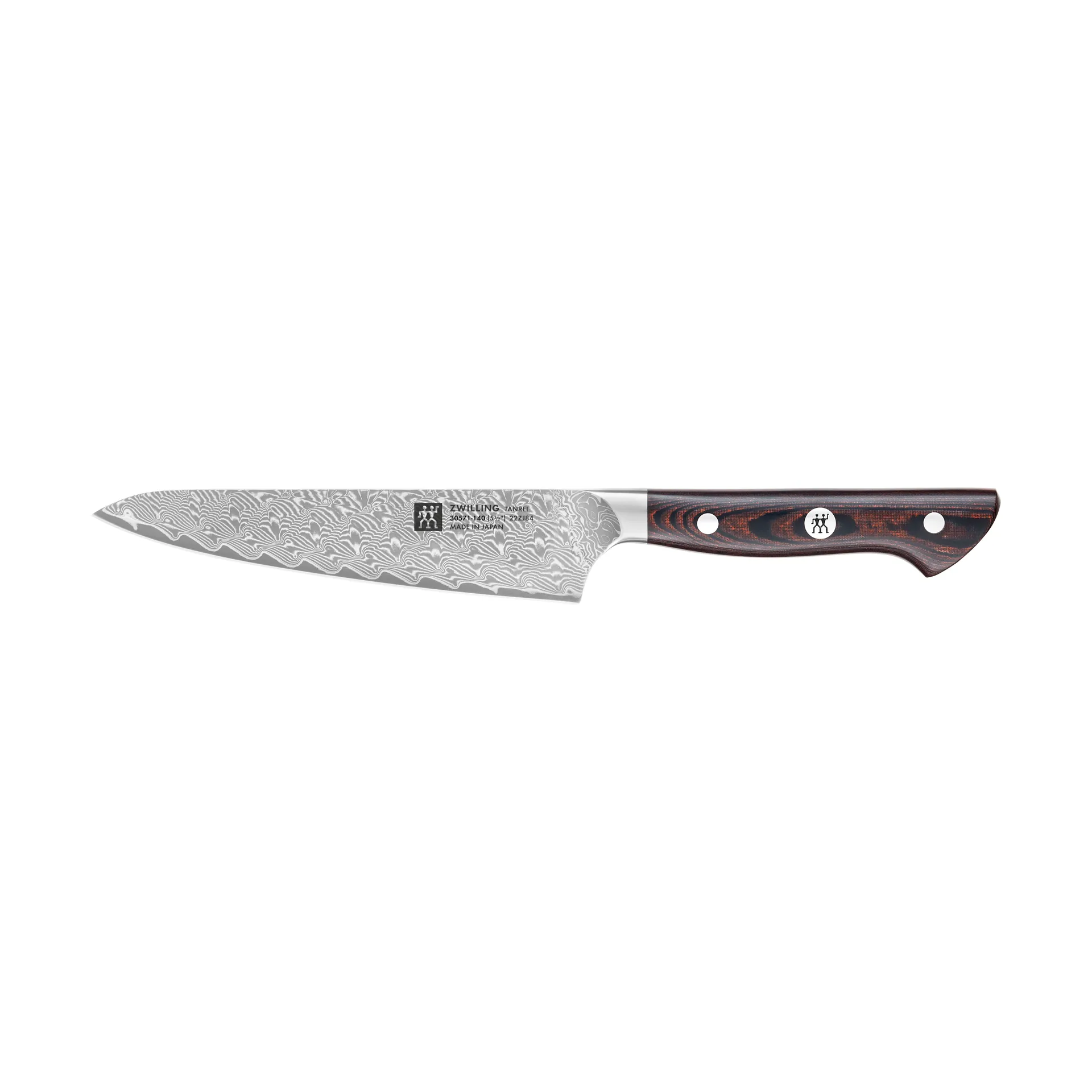 Zwilling Tanrei compact chef's knife 14 cm, Damascus-black Zwilling