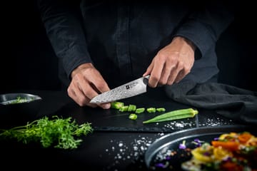 Zwilling Tanrei compact chef's knife 14 cm - Damascus-black - Zwilling