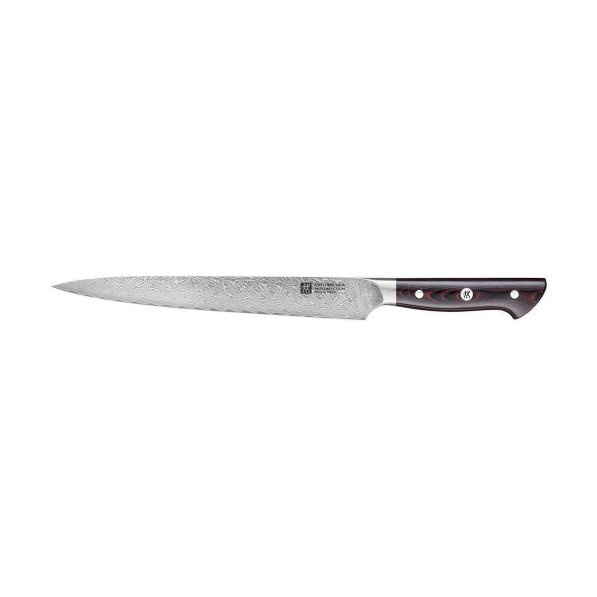 Zwilling Tanrei fillet knife 23 cm Damascus-black | Scandinavian Design | Fillet knives | Silver-coloured