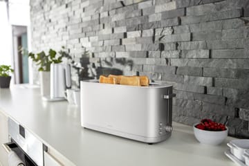 Zwilling toaster with bread warmer 2 long slots - Silver - Zwilling