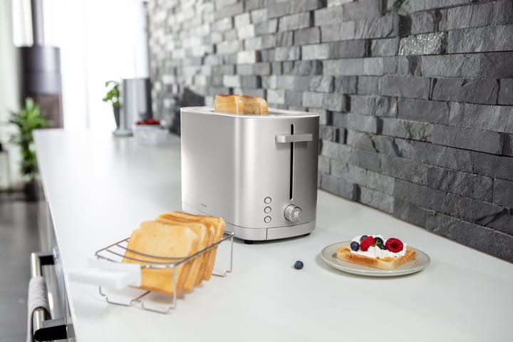 Zwilling toaster with bread warmer 2 short slots, Silver Zwilling