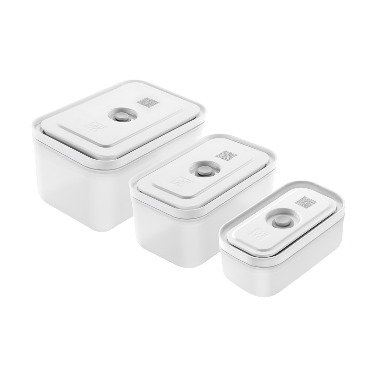 Zwilling vacuum container set in plastic 3 boxes | Scandinavian Design | Lunch boxes & food containers | Grey
