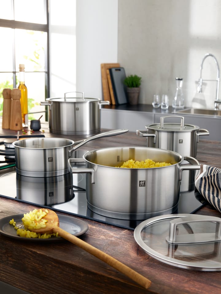 Zwilling Vitality saucepan set 3 pieces, Stainless steel-clear Zwilling