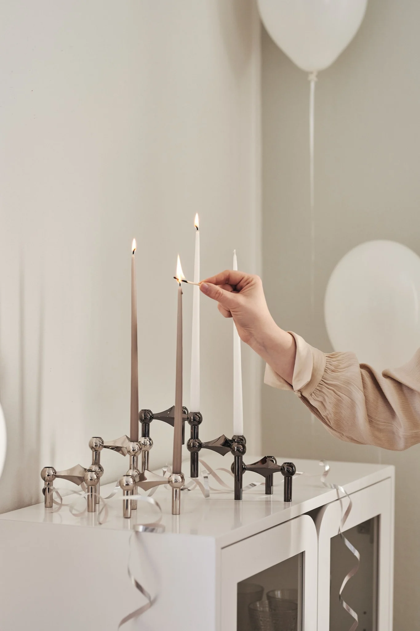 The Nagel candle holder from STOFF makes the perfect anniversary gift idea for couples who love interior design.