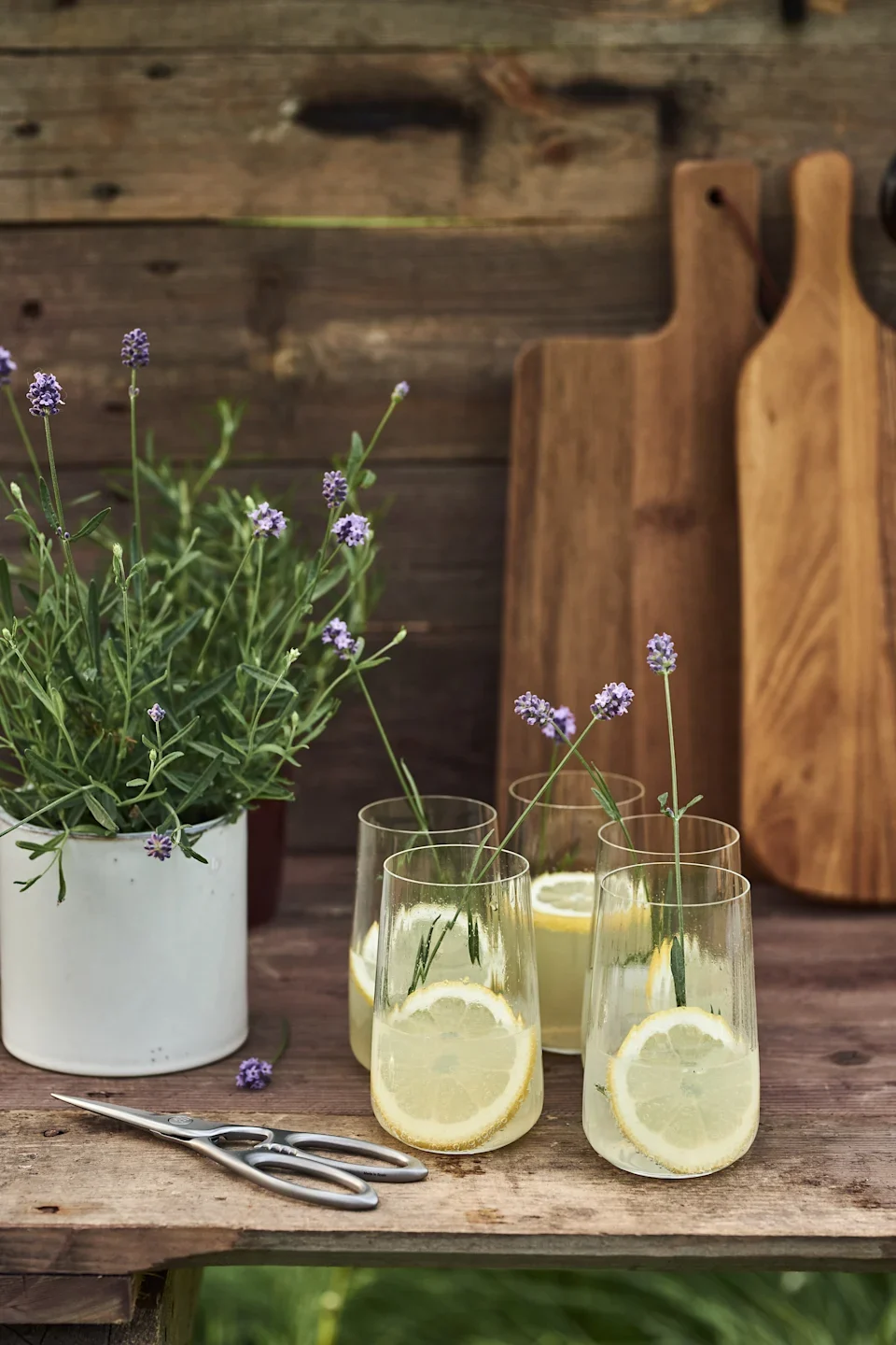 Simple summer cocktail recipes to try this summer - a classic lemonade with tonic in a glass from Georg Jensen.