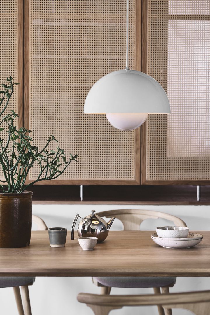 FlowerPot pendant lamp by &tradition - a true staple in danish homes and in danish design.