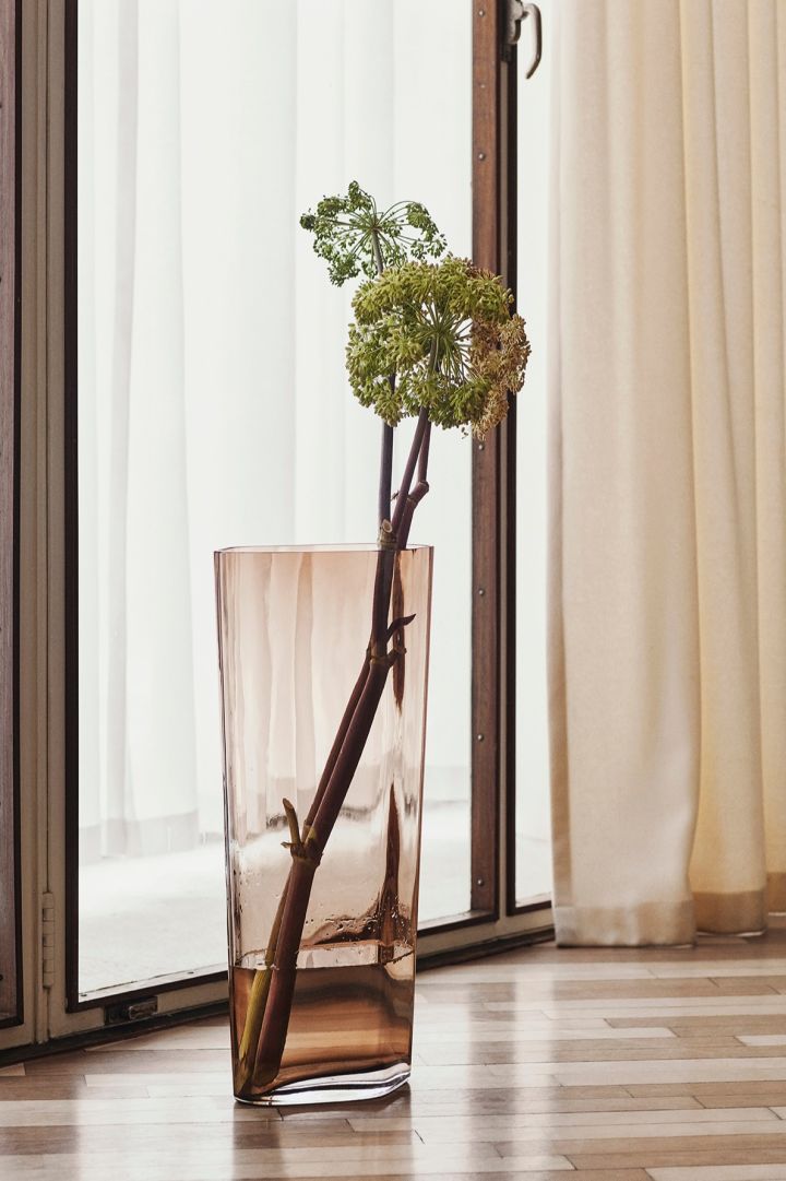 Floor vase from &tradition is one interior detail which will get you a Danish-inspired home interior. 
