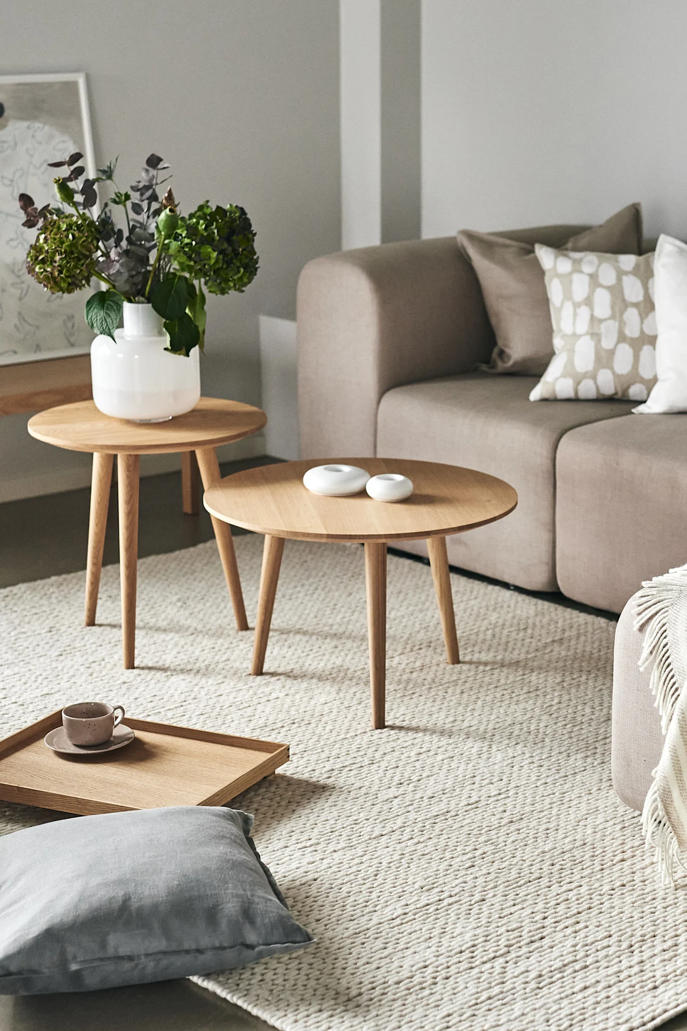 This braided wool rug from Scandi Living is the perfect cosy rug for your living room.