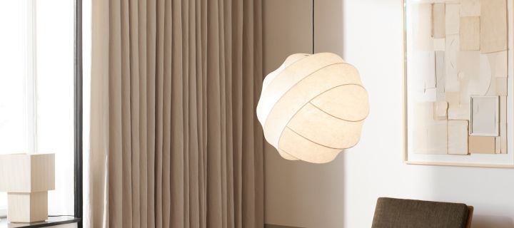 11 stylish ceiling lights to decorate your home with- here you see the Turner 65 pendant lamp from Pholc.