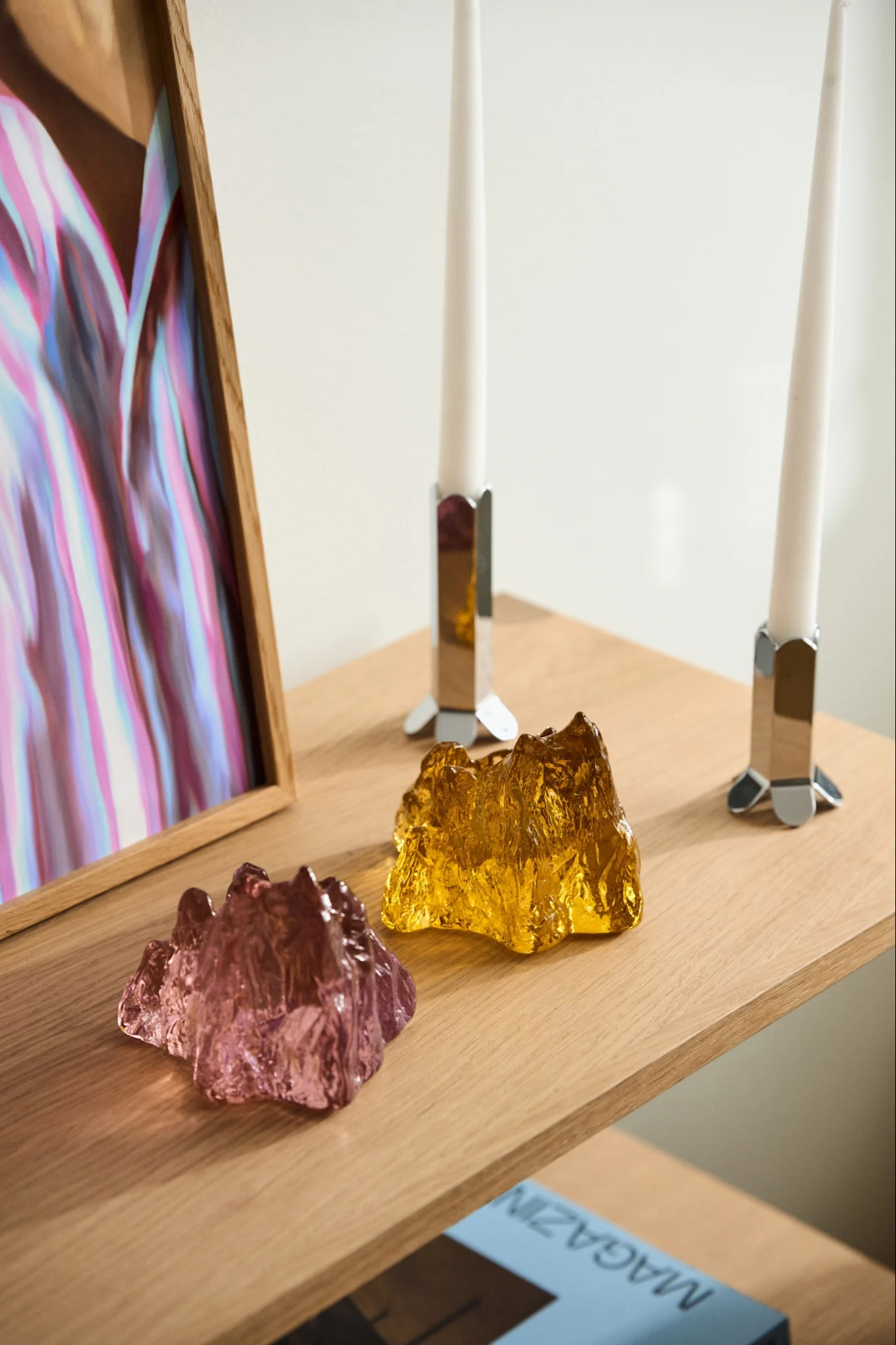 Christmas gift ideas like the glass candle lanterns from Byon that you see here. 