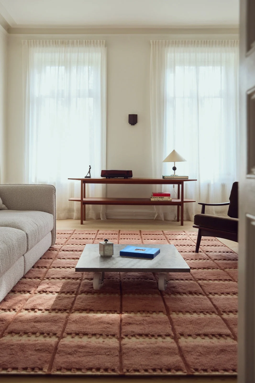 Clay tones are part of the interior colour trends of 2026, reflected in this rug from Layered.