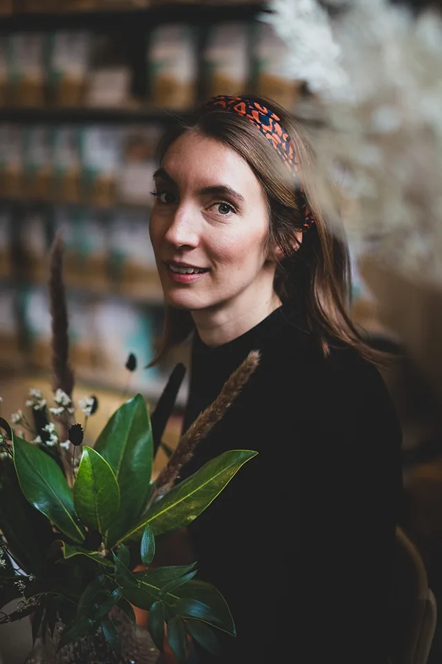 Malin Brandén the founder of Blombruket the florist that sells flowers by subscription.