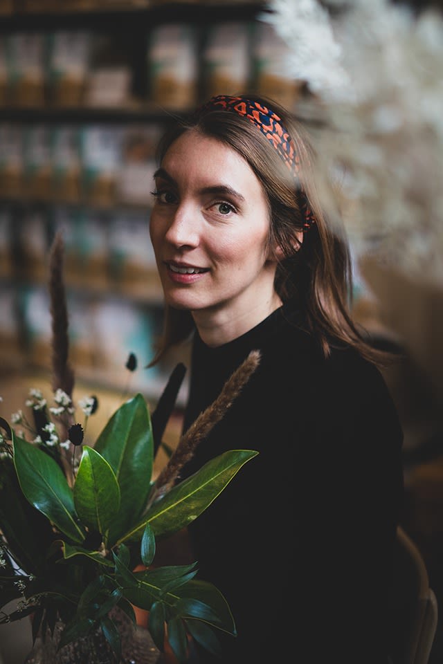 Malin Brandén the founder of Blombruket the florist that sells flowers by subscription.