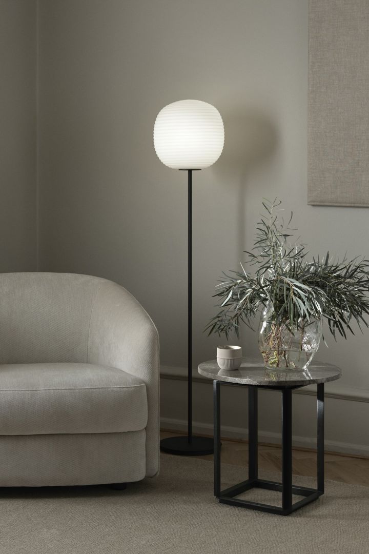 Refresh your home with modern lighting ideas such as the Lantern floor lamp from New works.  