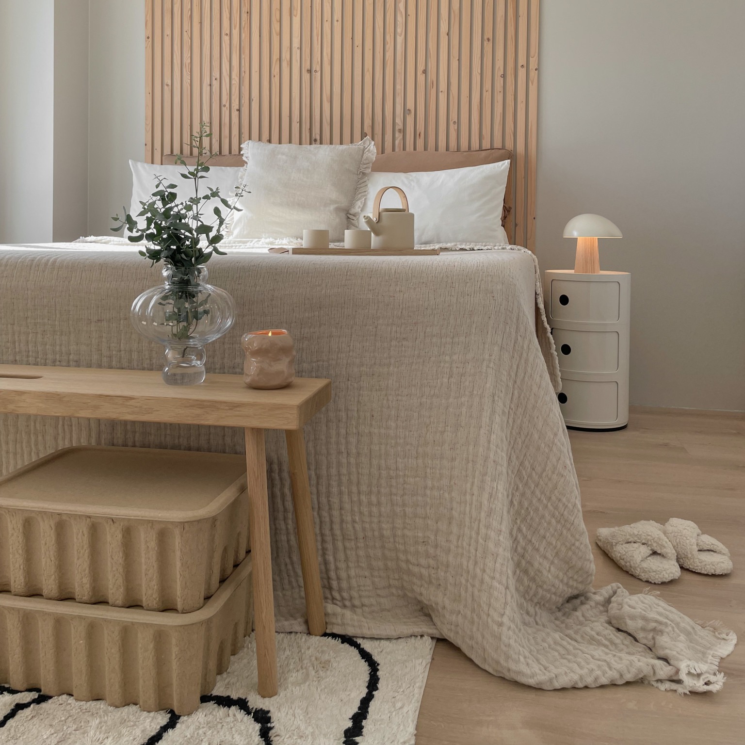 Create a Scandinavian bedroom with our_home_living