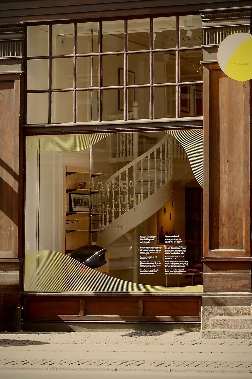 A street view of the House of Finn Juhl showroom. Add this to any Copenhagen city guide for design lovers because it is one not to be missed.