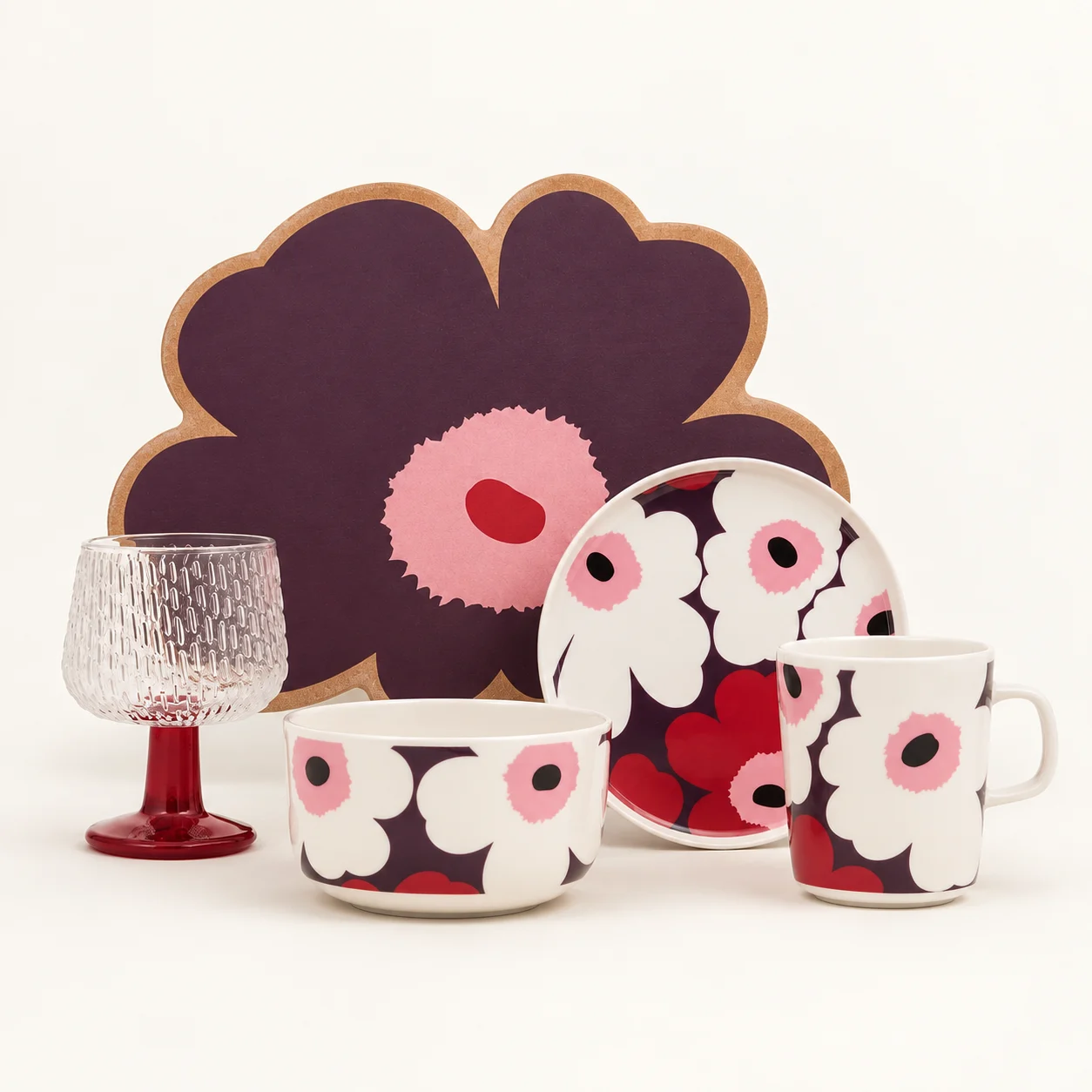 Unikko 60th anniversary poster 70x100 cm from Marimekko