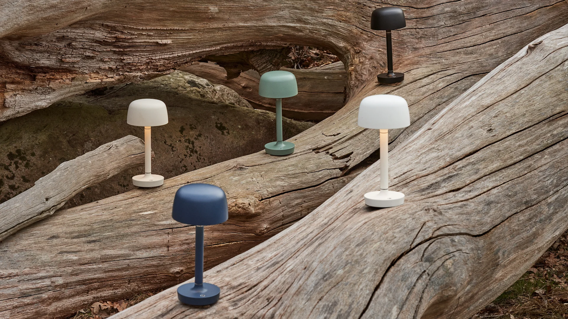 Portable lighting is a summer favourite that makes your summer evenings a little cosier. Here is the Halo portable lamp from Scandi Living, available in several different colours.