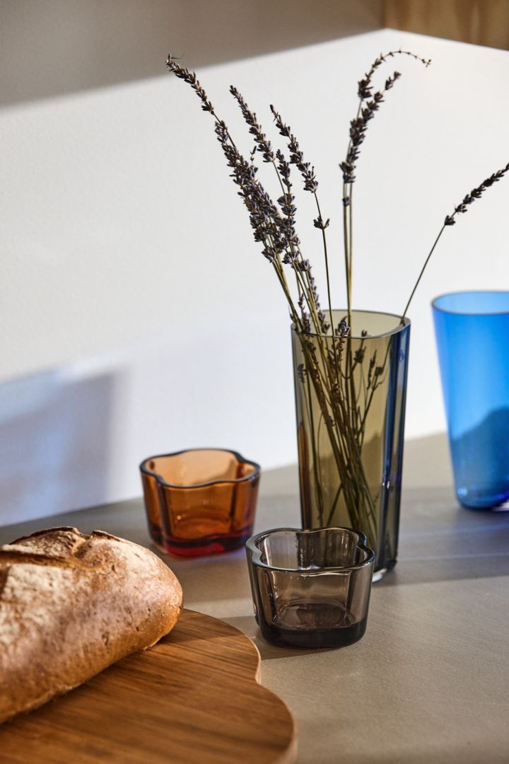 Here you see the new vases in the Alvar Aalto collection available for a limited time.  