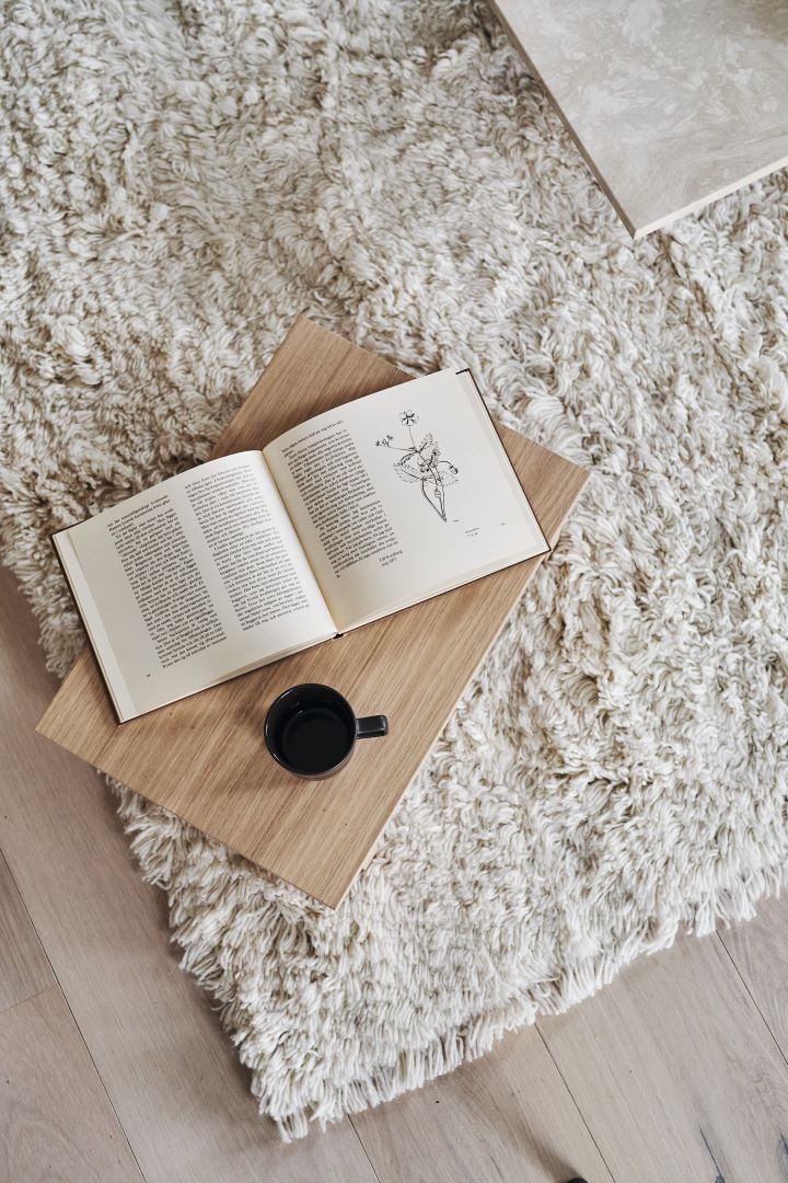 Create a hotel style bedroom with the help of a luxurious rug like the deep pile soft wool rug from Scandi Living. 