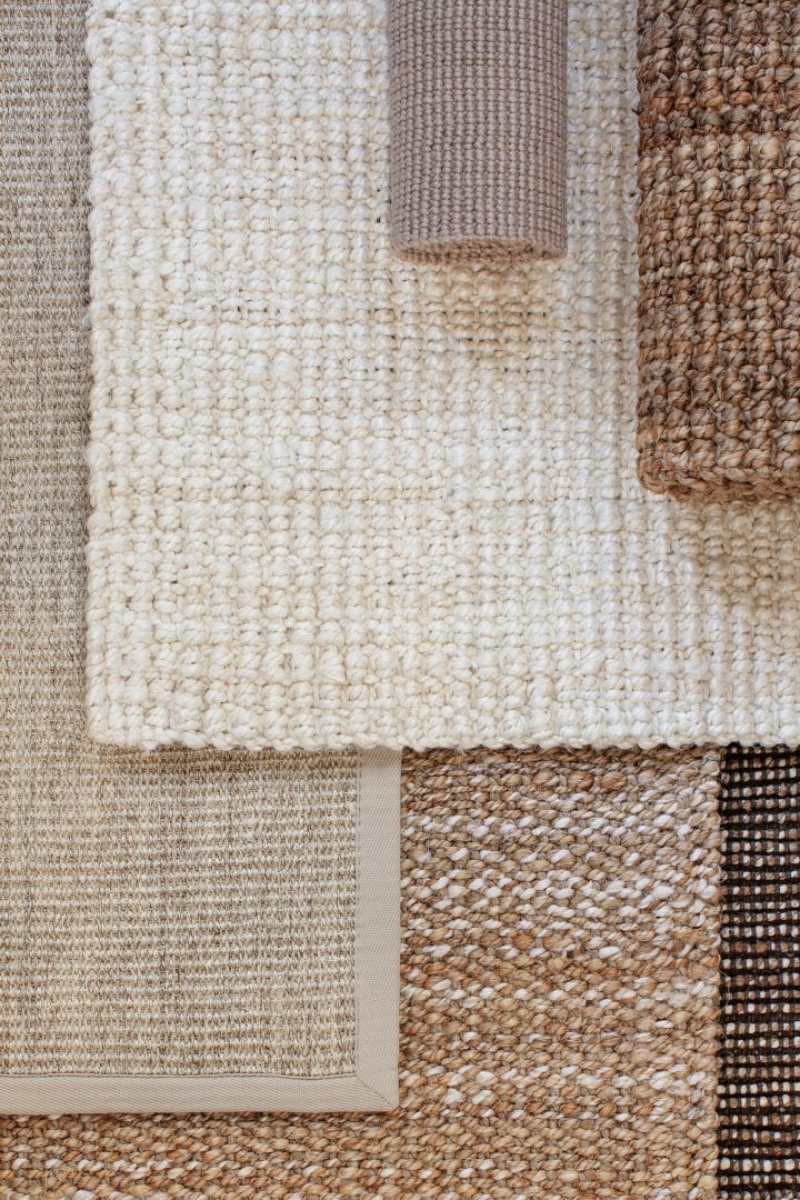 A number of different jute rugs from Dixie in our guide to choosing the right rug. 