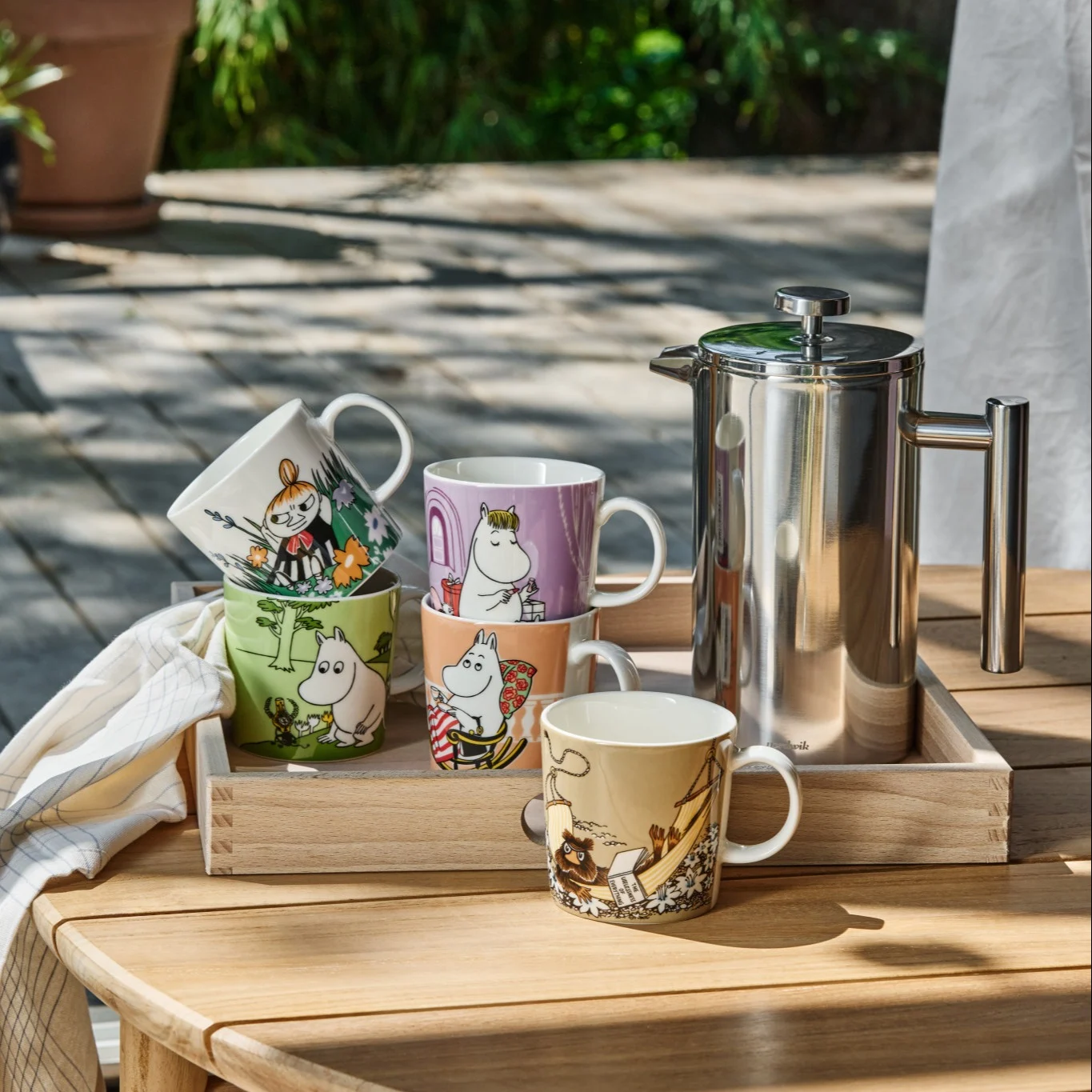 Moomin family salt and pepper shakers from Pluto Design