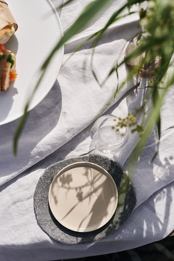 Plates from Marimekko and Muubs.