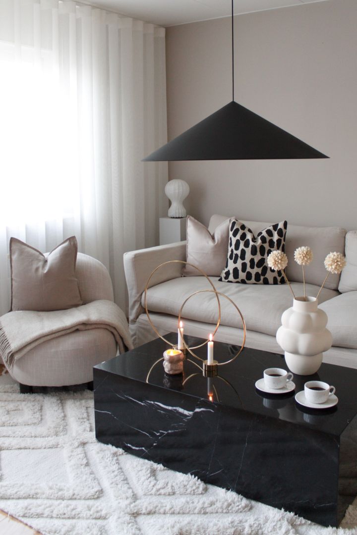 Decorate your living room with this cosy rug from Classic Collection like @idasinredning on instagram. 