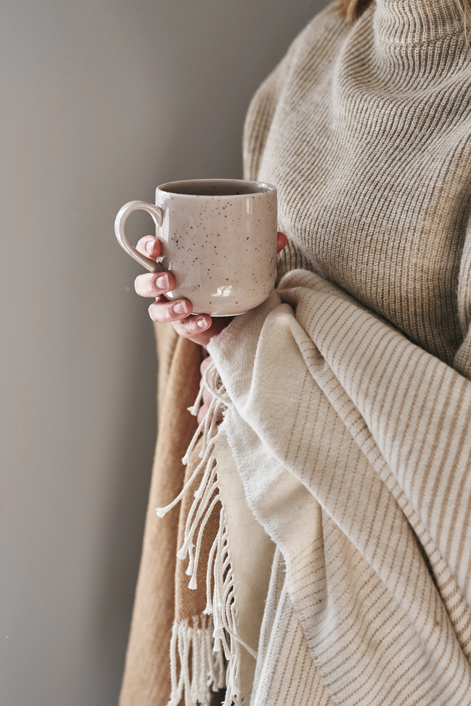 Scandi Living Freckle mug in beige is one of our 7 beige interior design favourites to invest in this autumn.