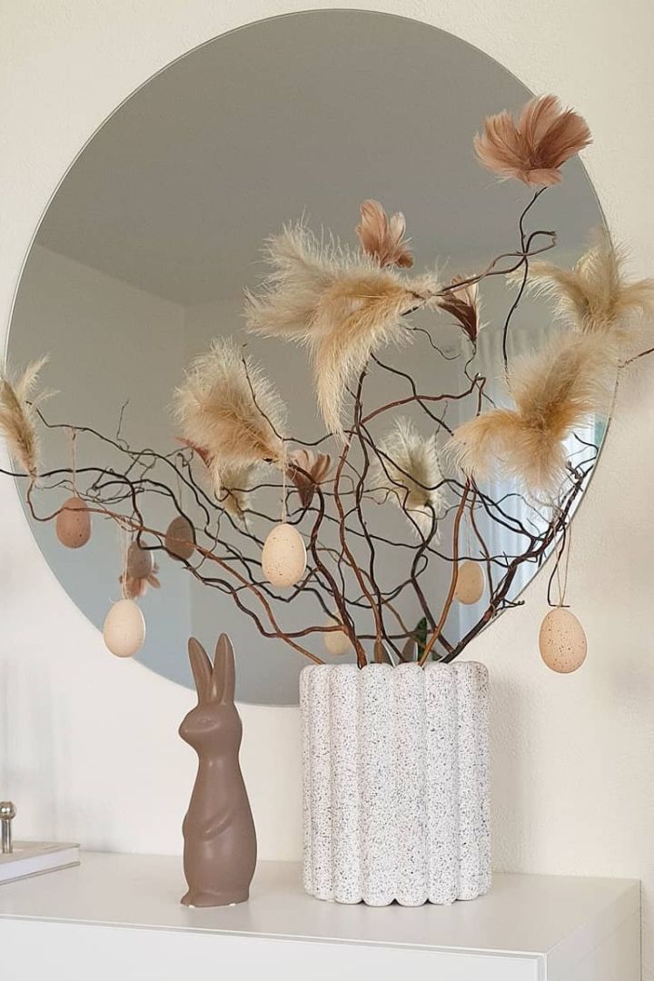 Stylish Easter decorations in the form of the Easter bunny from DBKD, photo from @interiorbyklingh