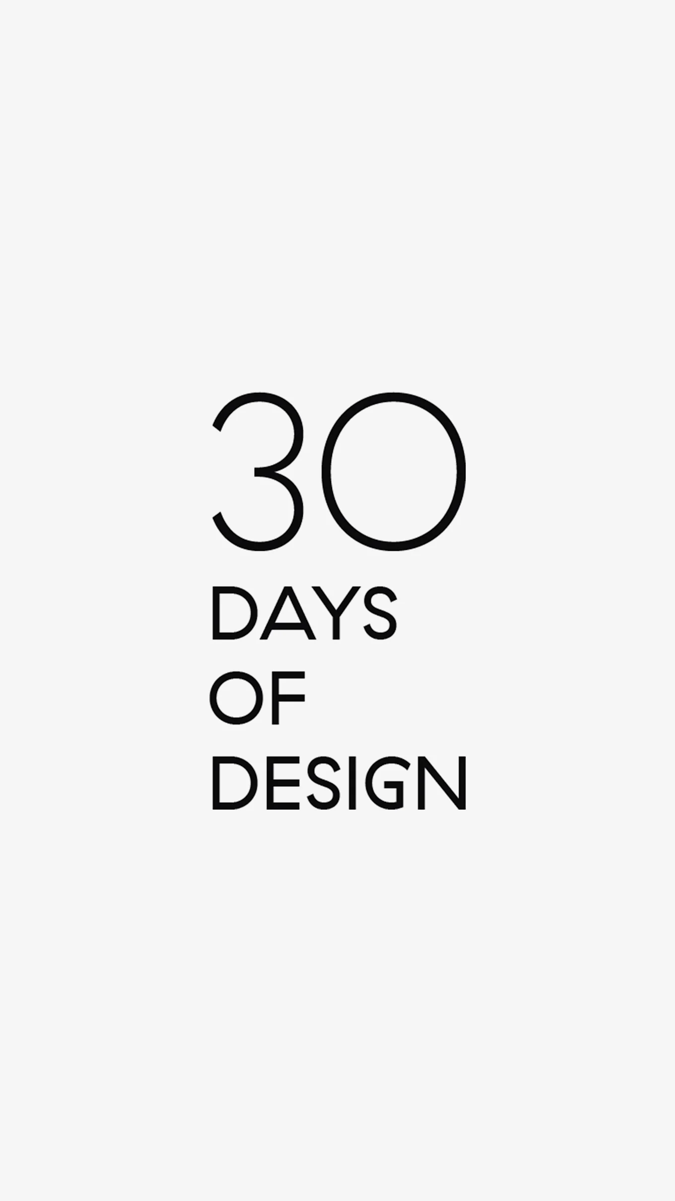 30 Days of Design