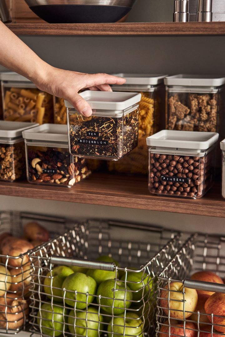 Storage jars from Brabantia for the perfect Instagramble pantry. 